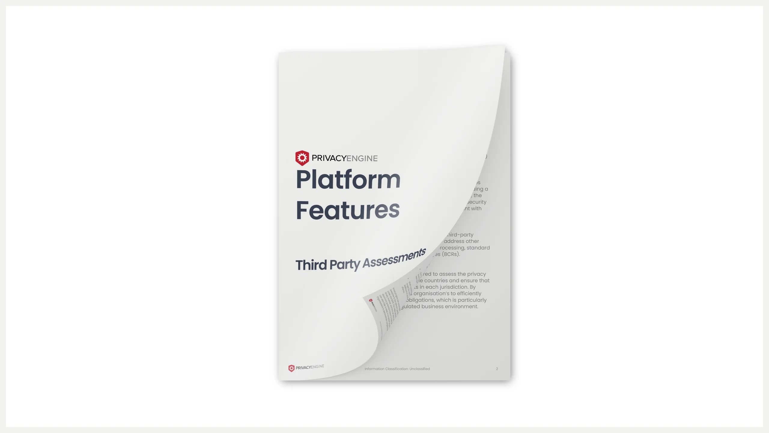 Third Party Assessments PrivacyEngine Brochure