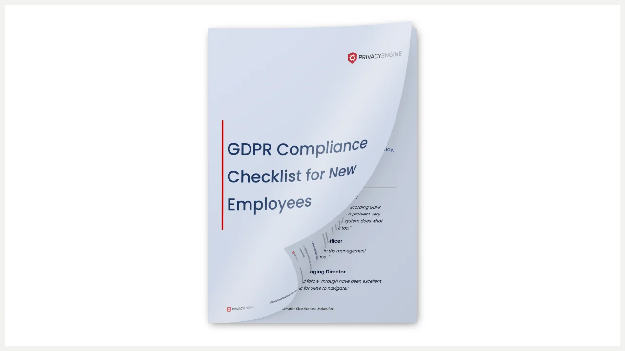 GDPR Compliance Checklist for New Employees