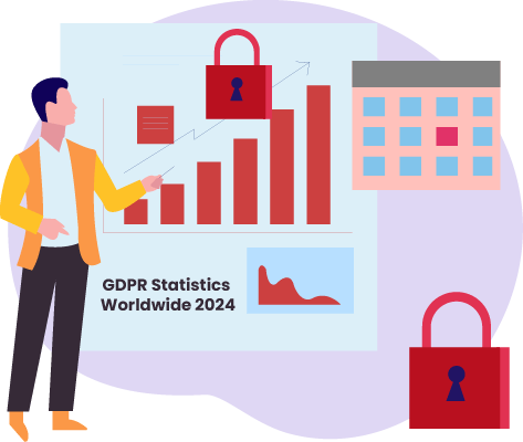 GDPR Statistics Worldwide 2024 Illustration