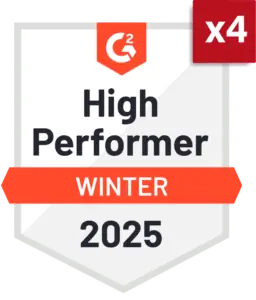 PrivacyEngine's G2 High Performer Winter 2025 Badge