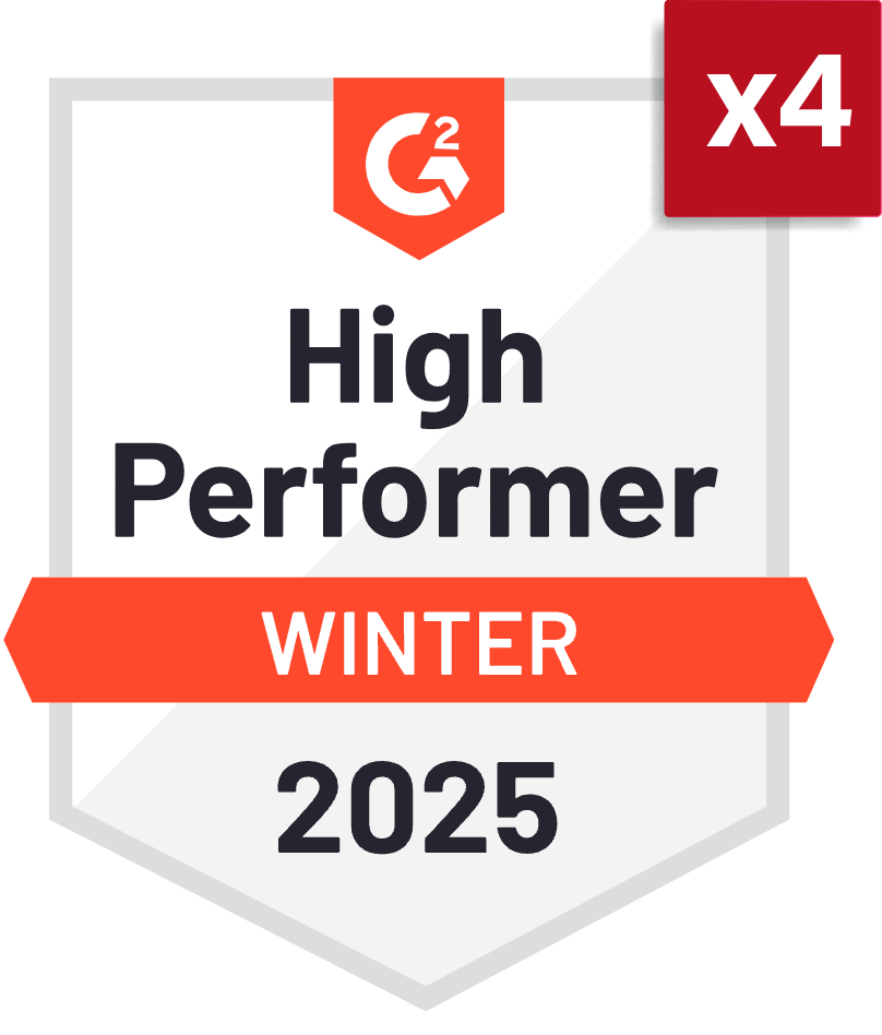 PrivacyEngine's G2 High Performer Winter 2025 Badge